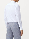 VAN HEUSEN VSS643Q_B Marle Twill Shirt - White