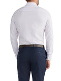 VAN HEUSEN VSSKX134M_R Two Colour Dobby Business Shirt - Purple