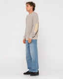 RUSTY Disposal Crew Neck Knit - Ecru