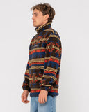 RUSTY Teka 1/4 Zip Polar Fleece - Falcon
