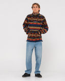 RUSTY Teka 1/4 Zip Polar Fleece - Falcon