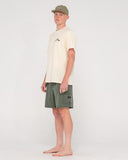 RUSTY Camper Elastic Hybrid Walkshort - Shadow Army