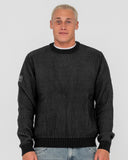 RUSTY Ora Style Crew Knit - Black