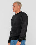 RUSTY Ora Style Crew Knit - Black