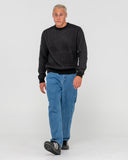 RUSTY Ora Style Crew Knit - Black