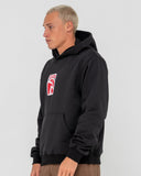 RUSTY Nanotech Heavy Fleece Hoodie - Black