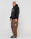 RUSTY Nanotech Heavy Fleece Hoodie - Black