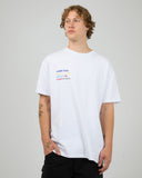 WNDRR SPONSORED BOX FIT TEE - White
