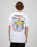 WNDRR SPONSORED BOX FIT TEE - White
