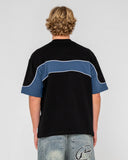 RUSTY Kinetic Short Sleeve Heavy Tee - Black