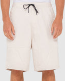RUSTY WEAR EVA ELASTIC SHORTS - Oatmeal