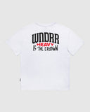 WNDRR Pledge Box Fit Tee - White.