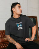 WNDRR Bail Box Fit Tee- Faded Black