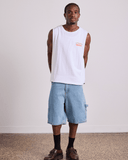 WNDRR Sin City Muscle Top - White