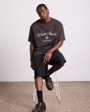 WNDRR VITA NOVA BOX FIT TEE - FADED BLACK