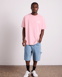 WNDRR BLEACH BOX FIT TEE - WASHED PINK