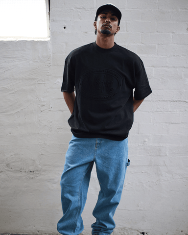 WNDRR MINTED HEAVY WEIGHT TEE - BLACK