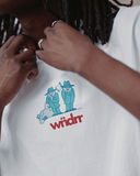 WNDRR WASTE MANAGEMENT BOX FIT TEE - WHITE