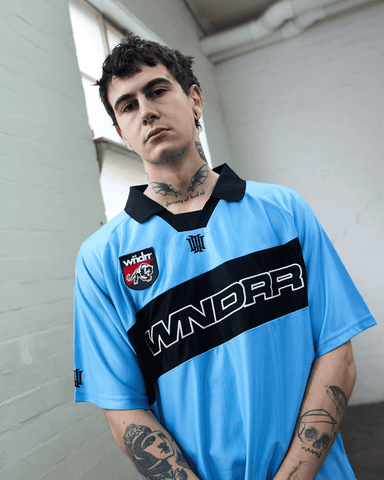 WNDRR Incline Football Jersey - Blue/Black