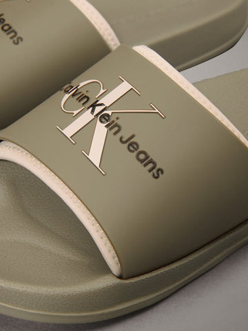 CALVIN KLEIN Logo Slides - MERMAID/EGGSHELL