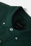 Brixton Sanford Oxford Short Sleeve Shirt - Primal Green