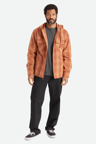 BRIXTON COASTAL HOOD JACKET - Burnt Henna