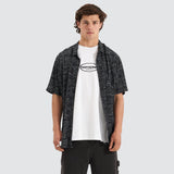 NENA AND PASADENA Criminalisation Relaxed Party Shirt Black Print