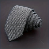 E-Male 6cm Cotton Plaid Ties