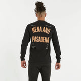 NENA AND PASADENA Domain Relaxed L/S Tee - Black