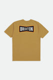 BRIXTON TRUSS S/S STANDARD TEE - Antique Gold