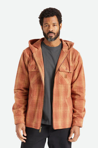 BRIXTON COASTAL HOOD JACKET - Burnt Henna