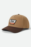 BRIXTON Linwood C Netplus MP Snapback Cap - Sand/Pinecone Brown