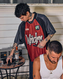 WNDRR Kickoff Football Jersey - Black/Red