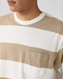 LEVI'S® 001MN-0003 Half-Sleeve Pique Tee - Rigby Stripe Chino
