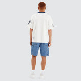 NOMADIC PARADISE Matchup V-Neck Tee - Natural White