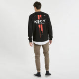 KISS CHACEY Oakwood Layered Jumper Jet Black