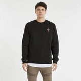 KISS CHACEY Oakwood Layered Jumper Jet Black