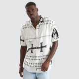 KISS CHACEY Omens Party Shirt- White/Black