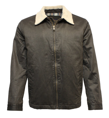 OUTBACK HERITAGE T36323 OILSKIN JACKET - NUTMEG