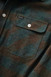 BRIXTON Bowery LS Flannel - Ocean