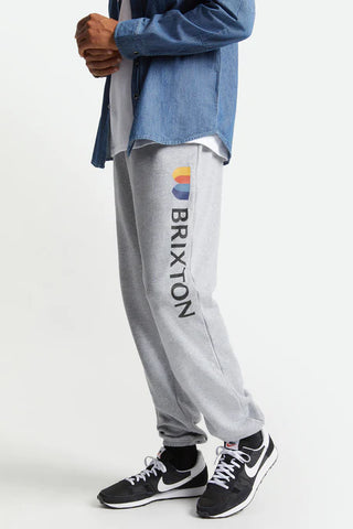 BRIXTON ALTON SWEATPANT - Heather Grey