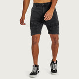 KISS CHACEY Spectra Denim Short - Obsidian Black