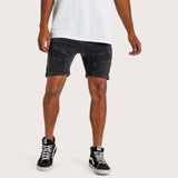 KISS CHACEY Spectra Denim Short - Obsidian Black