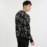 KISS CHACEY Sunset Relaxed Knit Jet Black