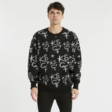 KISS CHACEY Sunset Relaxed Knit Jet Black