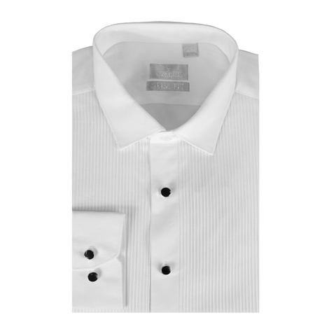 VARCE Jasper 1150 Poplin LS Dinner Shirt Regular Collar - White