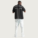 KISS CHACEY TRIUMPH RELAXED RESORT SHIRT - Black Print