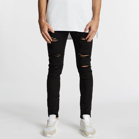 KISS CHACEY Tyler Super Skinny Fit Jean - Jet Black
