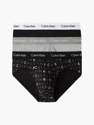 Calvin Klein 3 Pack Briefs U2661 - Cotton Stretch YKS