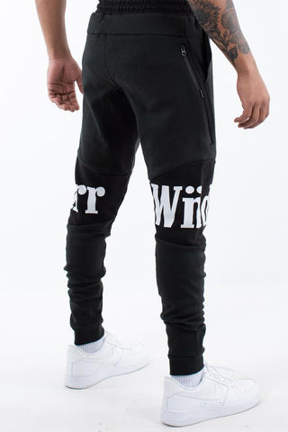 WNDRR HAMILTON TECH TRACKPANT - Black
